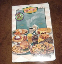 DENNY'S Restaurant 2000 Menu. Laminated Pages. 9.5 X 14 inches Excellent picture