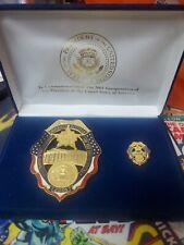 2001 Presidential Inaugeration Uniform Division Badge And Pin In Case picture