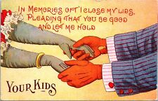 VINTAGE POSTCARD CLASSIC MARRIAGE AND FAMILY PROPOSAL MAILED LOLA MONTANA 1910 picture