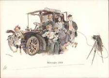 Cars Germany Mercedes 1904: Greetings From Stuttgart Postcard Vintage Post Card picture