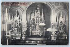 c1905 Interior Of St. George's German Catholic Church Kenosha Wisconsin Postcard picture