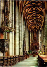 Vintage Dinkelsbuhl St. George's Church Postcard picture