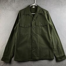 Vintage Vietnam US Army Mens Long Sleeve Button Shirt 8405-782-3018 Military 15 picture