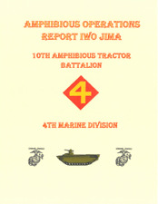 WW II USMC Marine Corps Iwo Jima 10th Amphibious Tractor Bn Report History Book picture