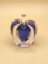 Perfume bottle Etched Heart Zellique Studio Phyllis Polito signed picture