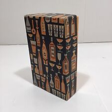 Vintage Barware Graphics Cardboard Box 4.5”x7” picture
