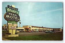 Walt's Pearl Motel Restaurant Parma Heights Ohio Vintage Postcard picture