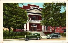Marion, Illinois IL ~ Elks Club Linen Postcard picture