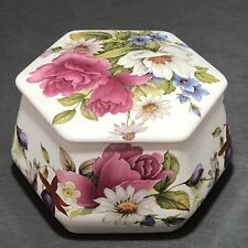 VINTAGE Victoria's Secret China Jewelry/Trinket Box Earthenware Made in England picture