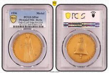 1936 MEDAL. PCGS SP64 GERMAY.Olimpiad-Berlin TRADE REICH. RARE TOP POP picture