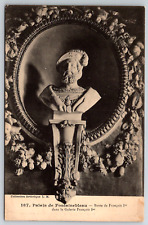c1910s Palais Du Fontainbleau Bust of Francois Antique Postcard picture