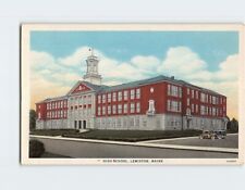 Postcard High School Lewiston Maine USA picture