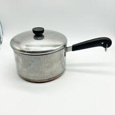 Revere Ware Vintage 1801 Copper Clad Bottom Saucepan with Lid picture