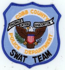 GEORGIA GA COBB COUNTY POLICE SWAT TEAM NICE SHOULDER PATCH SHERIFF picture