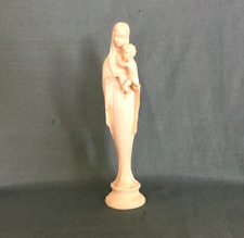 Vintage H.G.K. Signed Mary Madonna Mother & Child Jesus Statue 10