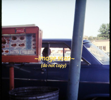 Woman in Car at Big Boy Fast Food Restaurant in 1968, Ektachrome  Slide o3a picture