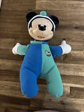 Vintage Baby Mickey Mouse Hug and Glow Glo Mattel Light Up Doll Plush Disney picture