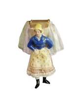 Antique Vienna Figure Lace woman Laundress Meissen KPM style Impressed Shield Ma picture