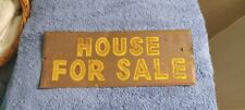 vintage metal house for sale sign picture