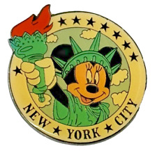 Disney Pin 2002 Disney Gallery NYC Statue of Liberty Minnie Mouse #11177 picture