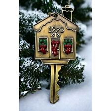 Hallmark First Time Home Owner Key Christmas Tree Ornament Vintage 1993 picture