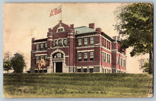 Muncie, Indiana - Longfellow School - Vintage Postcard - Posted 1921 picture