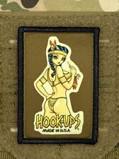 Hookups Anime Indian Girl Morale Patch / Military ARMY Tactical Hook & Loop 318 picture
