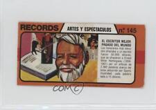 1977 Bimbo Los Records del Mundo El Escritor Mejor Pagda Del Mundo #145 0t7p picture