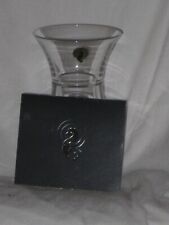 Waterford Crystal Footed Vase Cashel Pattern #150112 + Box 6 5/8
