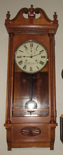 Antique Fred Frick Waynesboro PA, USA Master Program Clock 30-Day Double Wind picture