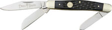 Boker Tree Brand Stockman Blade Black Bone Handle Folding Pocket Knife 110725 picture