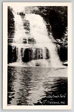 Oakland MD RPPC Muddy Creek Falls Garret County Maryland Real Photo Postcard B32 picture