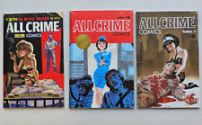 ALL CRIME COMICS #1, 2, 3 - complete set - 3 Bruce Timm covers - HTF picture