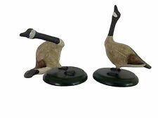 Byers Choice Carolers Set of 2 Canadian Geese Goose Birds Set For Wildlife Lake picture
