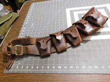 WW2? British Leather Bandolier SMLE Enfield Rifle WWII P1903 Cavalry Officer picture