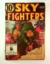 Sky Fighters Pulp Jul 1939 Vol. 21 #2 PR Low Grade picture