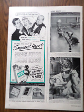 1941 Kool Cigarettes Ad Switch from HOTS to KOOLS Smoker's Hack? picture