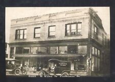 REAL PHOTO CONFLUENCE PENNSYLVANIA PA. DOWNTOWN STORE POSTCARD COPY picture