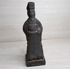 Chinese Statue Pottery Vintage Figurine Figure Man Old Master Kung Fu Art Vtg picture