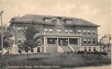 H92/ New Hampton Iowa Postcard c1910 Chickasaw County Home  84 picture