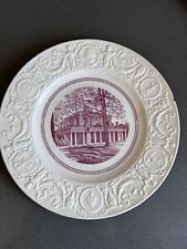 Wedgwood University of Virginia Pavilion IX Bi-Centennial Plate Crack picture