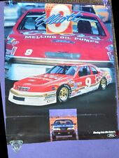 Bill Elliott Nascar #9 Thunderbird Turbo Coupe Racing Into The Future Poster picture
