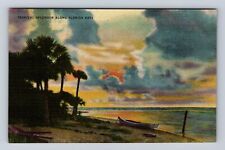 FL-Florida, Tropical Splendor Along Florida Keys, Antique, Vintage Postcard picture