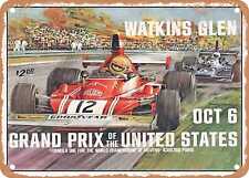 METAL SIGN - 1974 Watkins Glen Grand Prix of the United States Vintage Ad picture