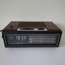 GE 7-4310F Radio Alarm Flip Clock-AM/FM-Vintage 1980-Flip Digits-Tested/Works VG picture