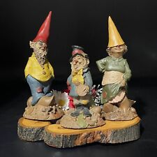 Tom Clark Gnomes TWINKLE, SHINER & SPARKLE, Cairn Studios, LOT OF 3 *Details picture