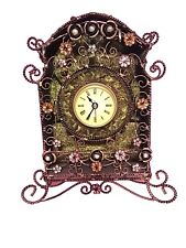Decorative 3d Wire Art Mantel Clock  picture