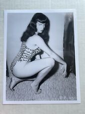 8 x 10 Photograph of Bettie Page Pinup Girl -- Repro from Original Negative  BB picture