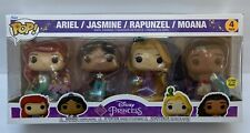 Funko Pop Disney Princess set of 4 Ariel/Jasmine/Rapunzel/Moana picture