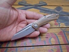 Kershaw Natrix 7006CU Flipper Pocket Knife Frame Lock Plain Edge Blade D2 picture